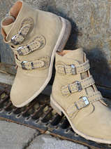 Boots in leather-SEMERDJIAN
