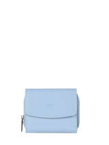 Leather Caviar Wallet Crinkles Blue caviar 14201