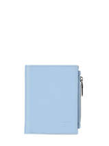 Leather Caviar Zip Wallet Crinkles Blue caviar 14269