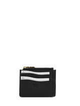 Leather Caviar Card Holder Crinkles Black caviar 14284