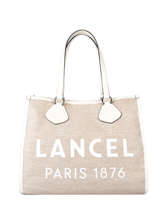 Cabas D'�t� Tote Bag Lancel Beige cabas d'ete A10749