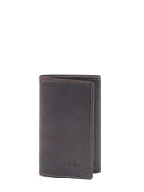 Card Holder Leather Etrier Brown oil 790930