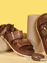 Sandales en cuir-MJUS