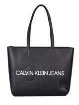 Shopper Sculpted Monogramme Calvin klein jeans Black sculpted monogramme K607464