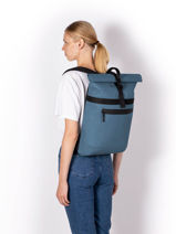 1 Compartment Backpack With 16" Laptop Sleeve Ucon acrobatics Silver backpack NIKLAS-vue-porte