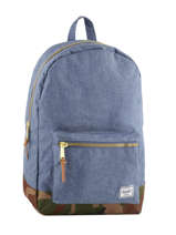 Sac � Dos 1 Compartiment + Pc 15'' Herschel Bleu classics 10005PBG