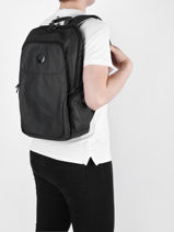 1 Compartment Backpack With 15" Laptop Sleeve Delsey Silver parvis + 3944609-vue-porte