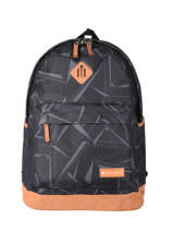 Backpack 1 Compartment Snowball Black street F65842