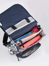 Backpack For Boys 2 Compartments Cameleon Blue vintage urban SD38-vue-porte