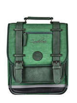 Backpack 2 Compartments Cameleon Green vintage color VIC-SD38