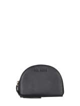 Leather Manon Wallet Paul marius Black vintage MANON