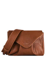 Small Leather Suzon Crossbody Bag Paul marius Brown vintage M