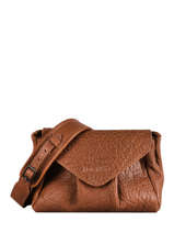 Medium Leather Suzon Crossbody Bag Paul marius Brown vintage S