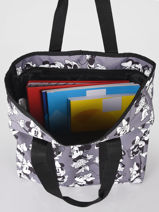 Minnie Mouse Tote Bag Mickey and minnie mouse Gray fashion 2034-vue-porte