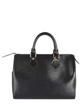 Preloved Leather Louis Vuitton Handbag Speedy 25 Epi Brand connection Black louis vuitton 262