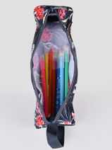 Trousse 1 Compartiment Back To School Roxy Gris back to school RJAA3898-vue-porte