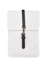 Sac à Dos Business 1 Compartiment + Pc 13'' Rains Blanc backpack 1280