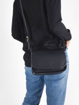 Longchamp Le foulonn� Messenger bag Black-vue-porte