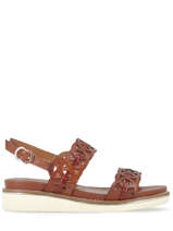 Sandals with wedge heel-TAMARIS