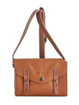Leather Crossbody Bag Mini Indispensable Paul marius Beige vintage MINI