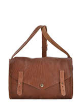 Leather L'indispensable Crossbody Bag Paul marius Brown vintage INDISPEN