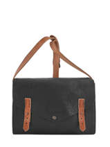 Leather L'indispensable Crossbody Bag Paul marius Black vintage INDISPEN