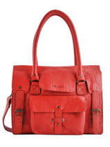Shopper Vintage Leather Paul marius Red vintage M
