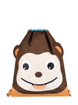 Sac De Sport Small Friends Affenzahn Marron gymbag GYM1