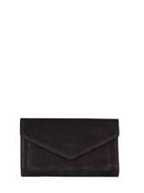 Wallet Leather Etrier Black etincelle nubuck EETN701
