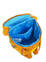 Mini Backpack Affenzahn Yellow small friends AFZ-FAS4-vue-porte