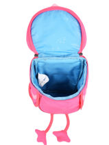 Backpack 1 Compartment Affenzahn Pink small friends NES1-vue-porte