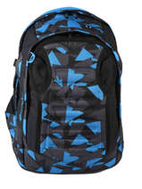 Backpack 3 Compartments Satch Blue satch MAT