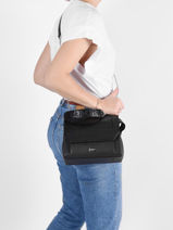 Sac � Main M Ninon Python Lancel Noir ninon A09370-vue-porte