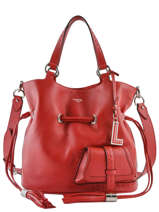 Medium Bucket Bag Premier Flirt Lancel Red premier flirt A10110