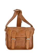 Leather La Sacoche Crossbody Bag Paul marius Brown vintage S