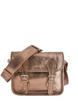 Leather La Sacoche Crossbody Bag Paul marius Pink vintage S