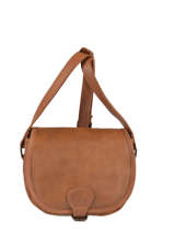 Crossbody Bag Vintage Leather Paul marius Brown vintage BOHEMIEN