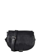 Crossbody Bag Vintage Leather Paul marius Black vintage BOHEMIEN