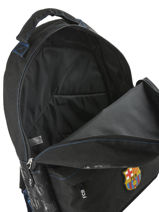 Backpack 1 Compartment Fc barcelone Black blason 183F204B-vue-porte