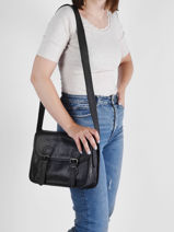 Lasacoche S Cuir Paul marius Noir vintage S-vue-porte