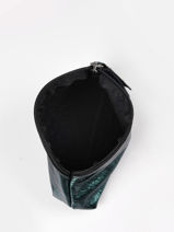 Leather S Coin Purse Etincelle Iris�e Etrier Blue etincelle irisee EETI652-vue-porte