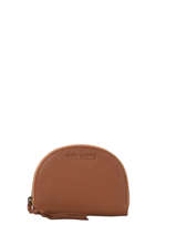 Leather Manon Wallet Paul marius Brown vintage MANON