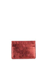 Kaarthouder Leather Etrier Red etincelle irisee EETI011