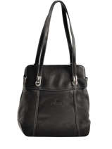 Backpack Leather Hexagona Black confort 462107