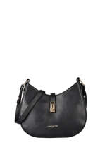 Shoulder Bag Foulonne Milano Leather Lancaster Black foulonne milano 48