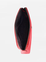 Longchamp Le pliage cuir Clutches Red-vue-porte