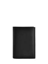Wallet Leather Lancaster Black soft vintage homme 120-13