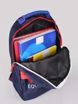 Backpack 1 Compartment Federat. france football Blue le coq 213X204B-vue-porte