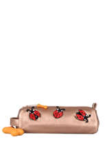Trousse 1 Compartiment Stones and bones Rose girls G
