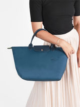 Longchamp Le pliage green Sacs port� main Vert-vue-porte